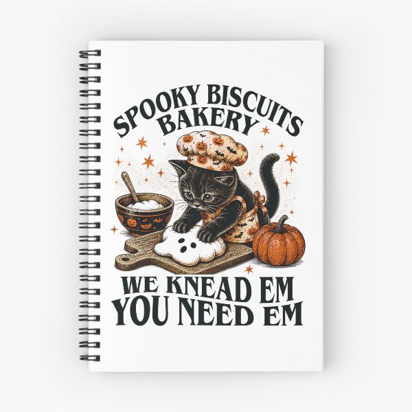 Item preview, Spooky Halloween - Kitty Biscuits We Knead Em You Need Em designed and sold by watanabeee.