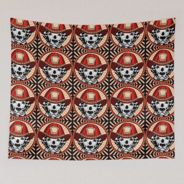Item preview, Dalmatian Firefighter  designed and sold by artmuvz.