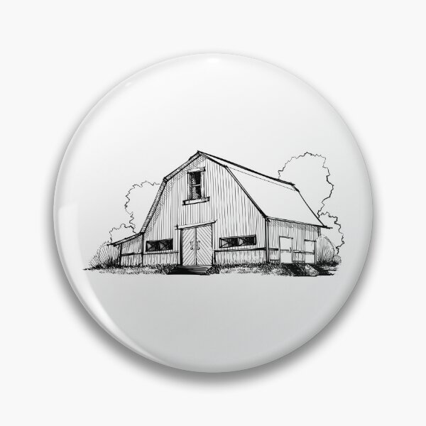 Item preview, Barn sketch with environment  designed and sold by midsketcher.