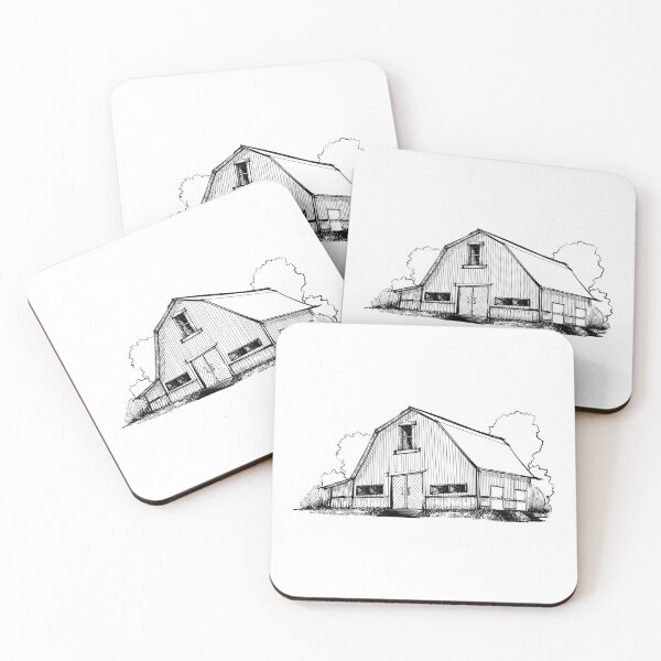 Item preview, Barn sketch with environment  designed and sold by midsketcher.