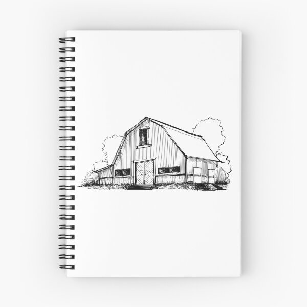 Item preview, Barn sketch with environment  designed and sold by midsketcher.