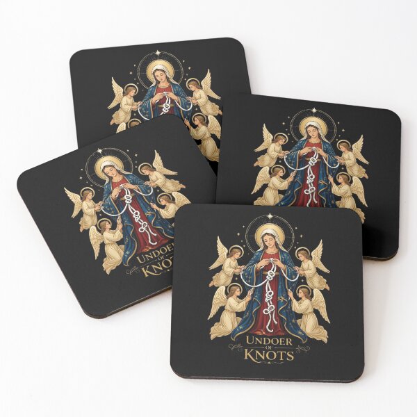 Item preview, Our Lady Undoer of Knots Catholic Virgin Mary Artwork designed and sold by Apostolic Art & Apparel.