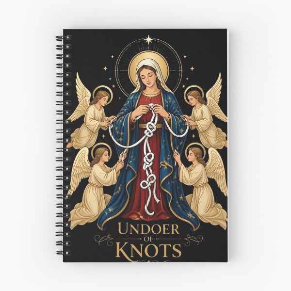 Item preview, Our Lady Undoer of Knots Catholic Virgin Mary Artwork designed and sold by Apostolic Art & Apparel.