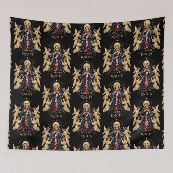 Item preview, Our Lady Undoer of Knots Catholic Virgin Mary Artwork designed and sold by Apostolic Art & Apparel.
