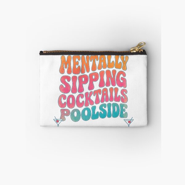 Item preview, Mentally Sipping Cocktails Poolside Groovy Sweatshirt | Vacation Vibe Hoodie designed and sold by ArtisticDesignsbyLinda.