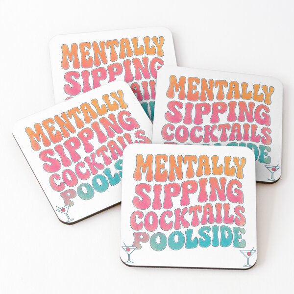 Item preview, Mentally Sipping Cocktails Poolside Groovy Sweatshirt | Vacation Vibe Hoodie designed and sold by ArtisticDesignsbyLinda.