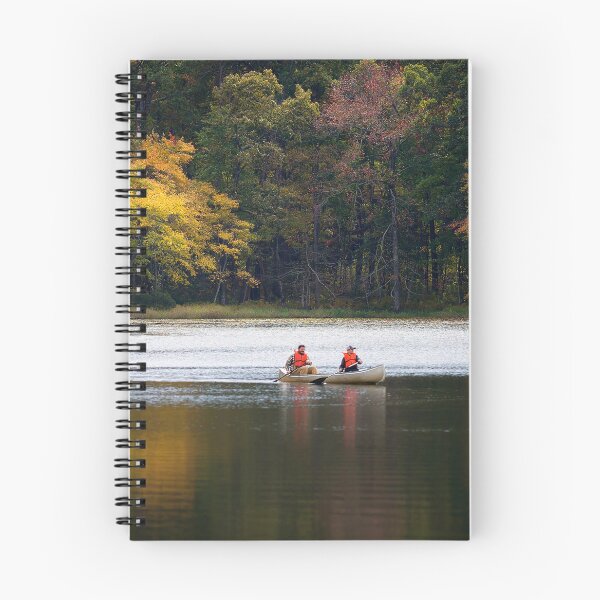 Item preview, Canoeing on Autumn Water designed and sold by River Oak Media.