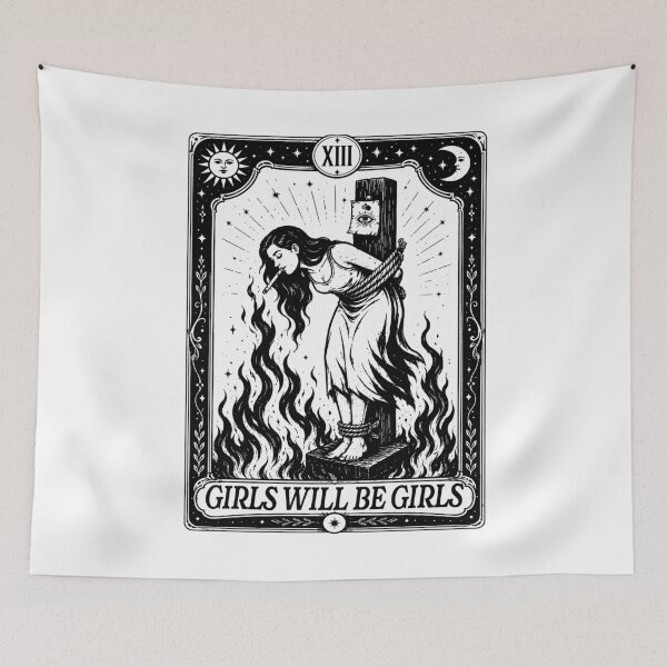 Item preview, girls will be girls halloween  designed and sold by watanabeee.