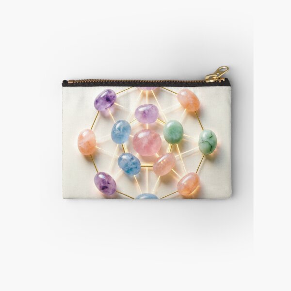 Item preview, Pastel Crystal Sacred Geometry Circle designed and sold by IntelliMindDesigns.
