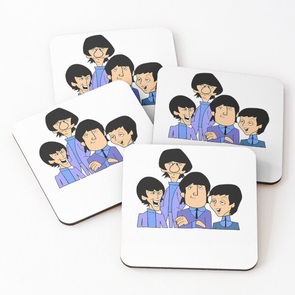 Item preview, Animated Four Members Musical Band Cartoon designed and sold by Geno4u.