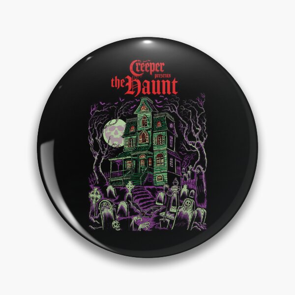 Item preview, Haunted Green House On Hill Surrounded By Graveyard And Full Moon designed and sold by Nogar25.