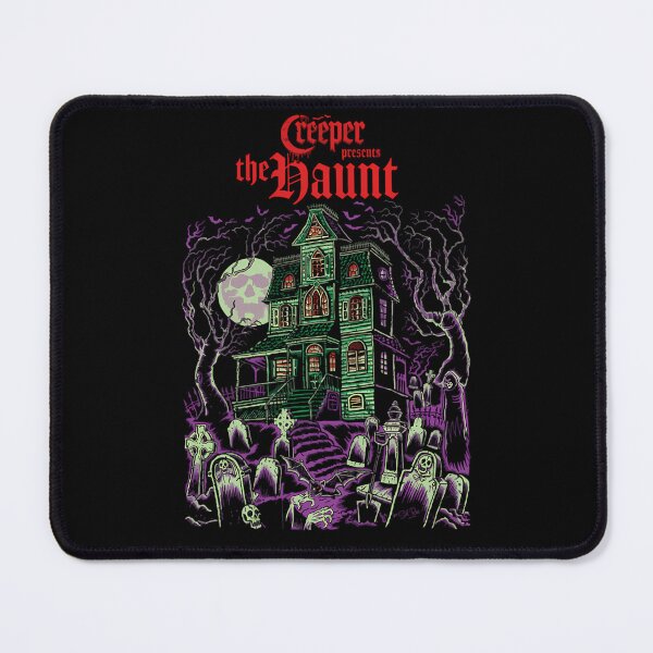 Item preview, Haunted Green House On Hill Surrounded By Graveyard And Full Moon designed and sold by Nogar25.