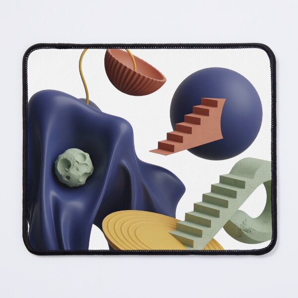 Item preview, Clean Navy ABSTRACT ART Artistic Motif designed and sold by dazzlemakers.