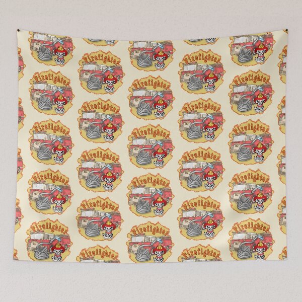 Item preview, Puppy Dog Firefighter Firetruck designed and sold by artmuvz.