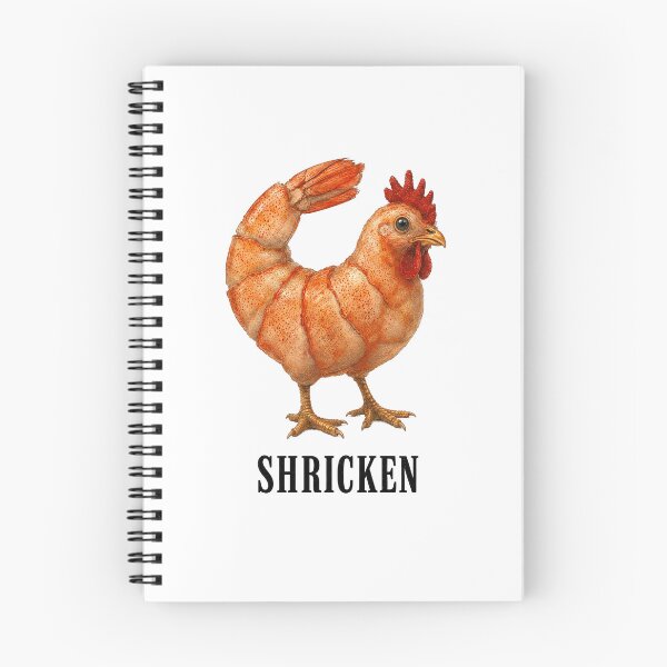 Item preview, Shricken Funny Shrimp Chicken Memes Seafood Poultry Pun designed and sold by Abirtom.