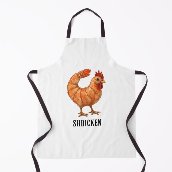 Item preview, Shricken Funny Shrimp Chicken Memes Seafood Poultry Pun designed and sold by Abirtom.