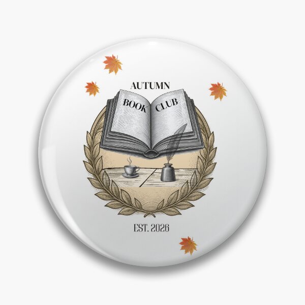 Item preview, Autumn Book Club, Literary Society designed and sold by Umbrella urban.