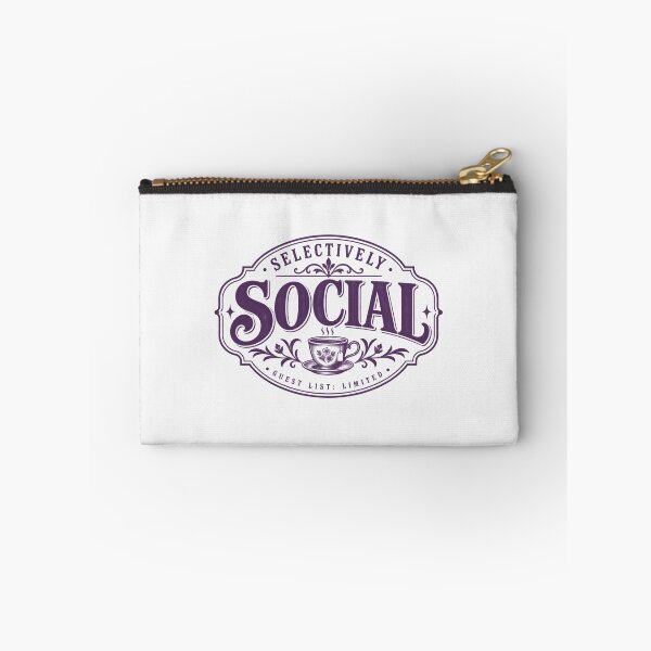 Item preview, Selectively Social Shirt, For The Deliberately Unbothered designed and sold by PhylonBoxx.