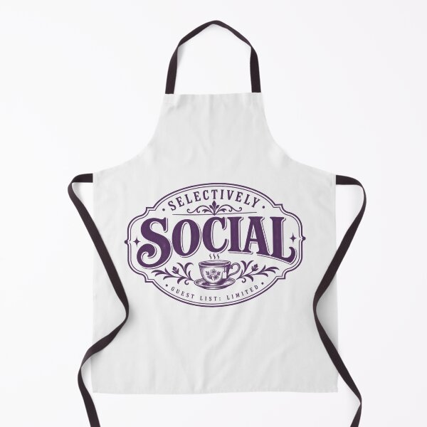 Item preview, Selectively Social Shirt, For The Deliberately Unbothered designed and sold by PhylonBoxx.