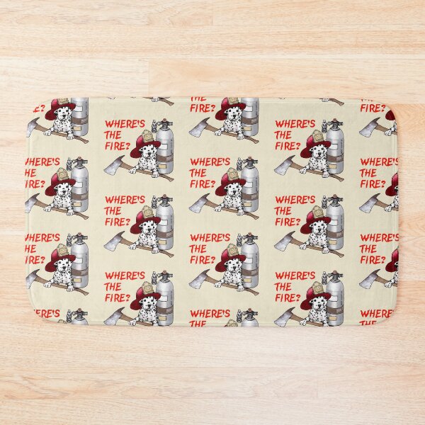 Item preview, Smokey Dalmatian Dog Firefighter designed and sold by artmuvz.