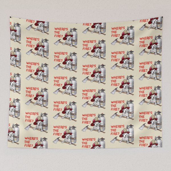 Item preview, Smokey Dalmatian Dog Firefighter designed and sold by artmuvz.