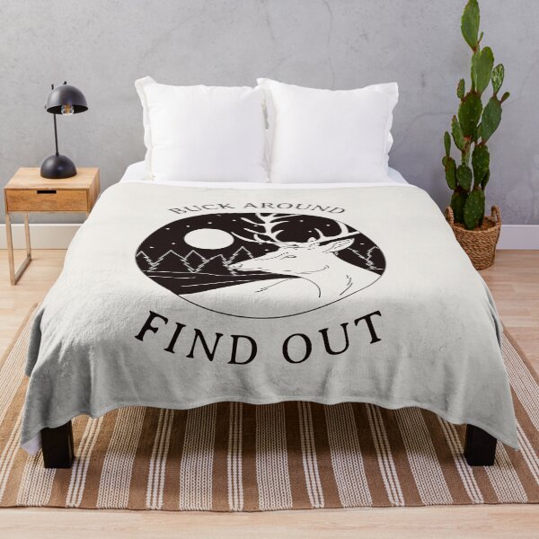 Item preview, BUCK AROUND FIND OUT | SASSY CRITTERS SERIES — OUTDOOR HUMOR EDITION designed and sold by WitLounge.
