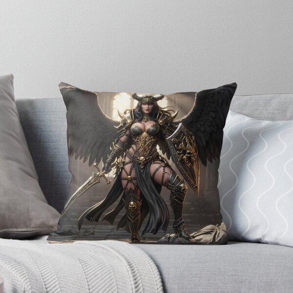 Item preview, Horned Fallen Angel Dark Fantasy designed and sold by GalleryBrisArt.