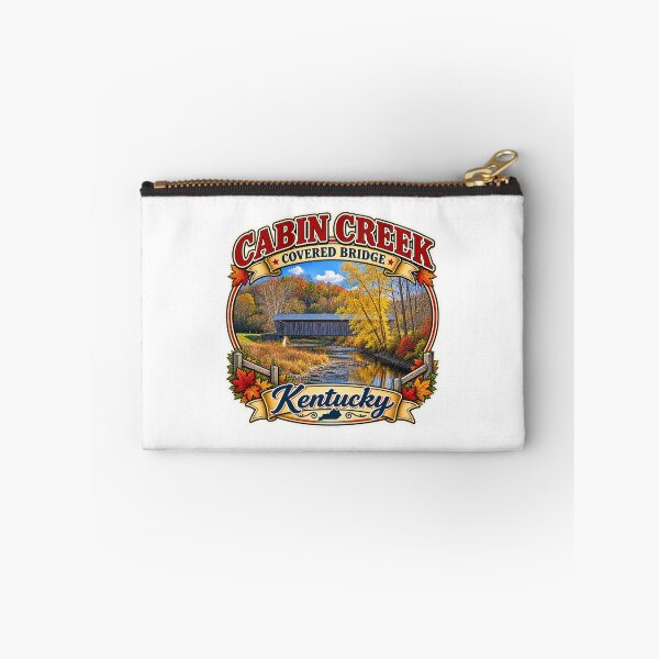 Item preview, Cabin Creek Covered Bridge sticker designed and sold by gotucoveredart.