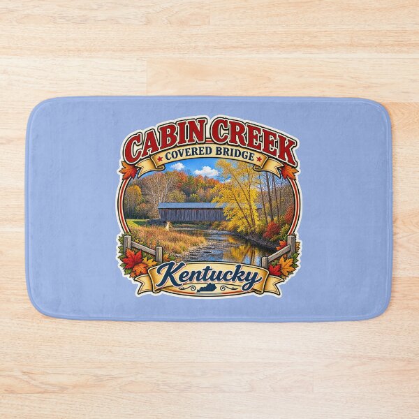 Item preview, Cabin Creek Covered Bridge sticker designed and sold by gotucoveredart.