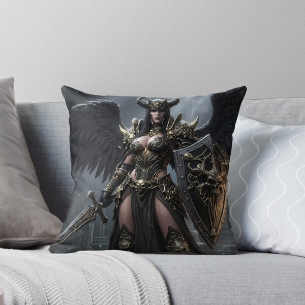 Item preview, Horned Fallen Angel Dark Fantasy designed and sold by GalleryBrisArt.