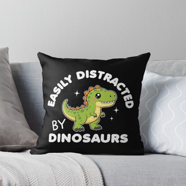 Item preview, Easily Distracted By Dinosaurs Cute Kawaii Dinosaur designed and sold by MO DESIGNS.