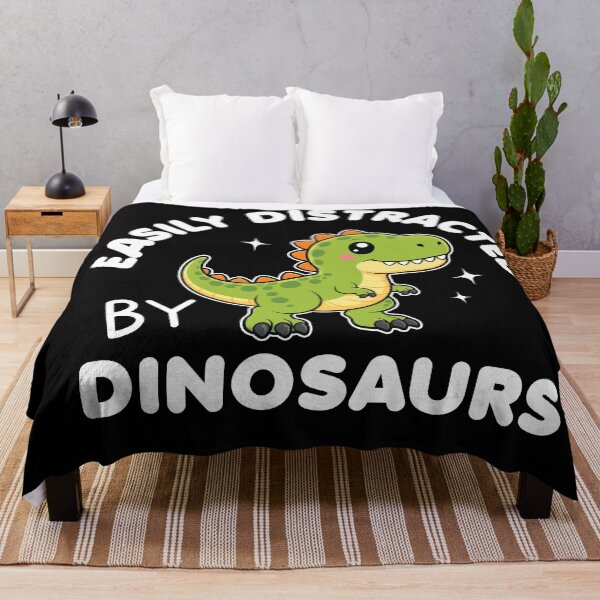 Item preview, Easily Distracted By Dinosaurs Cute Kawaii Dinosaur designed and sold by MO DESIGNS.