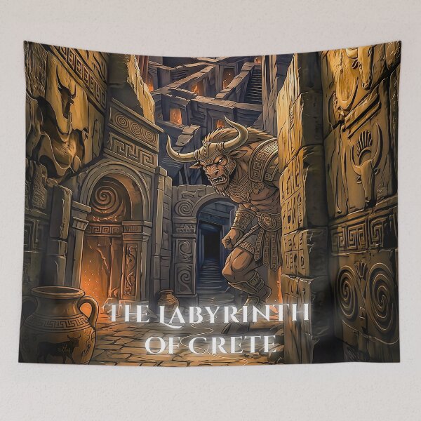 Item preview, The Labyrinth  of Crete designed and sold by Dabbah Studio.