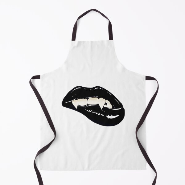 Item preview, Black Fangs Bite Lips ⭐⭐⭐⭐⭐ designed and sold by ScribbledGuy.