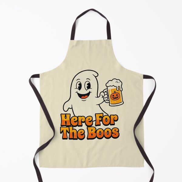 Item preview, Here For The Boos Retro Ghost Beer Mug Pumpkin Halloween Graphic designed and sold by BKSARYLIFE.