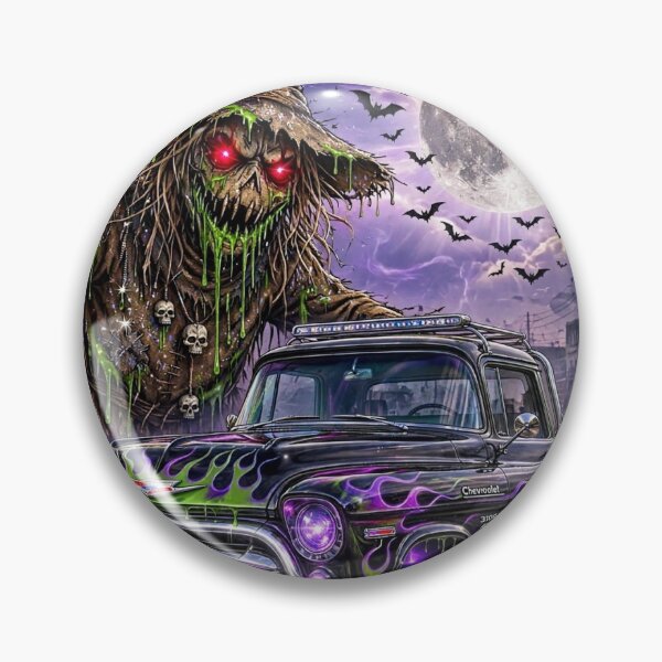 Item preview, Witches Brew Scarecrow Truck designed and sold by WeirdWheeledArt.