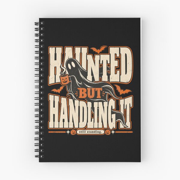 Item preview, Haunted But Handling It Tee, Dramatic Halloween Humor designed and sold by PhylonBoxx.