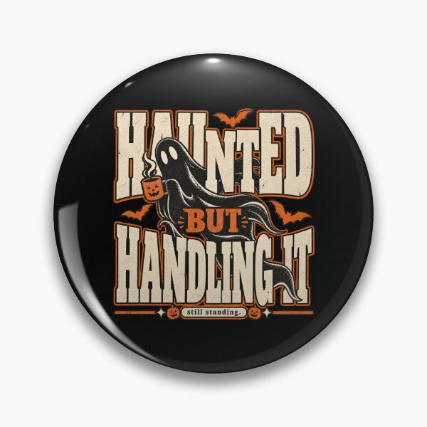 Item preview, Haunted But Handling It Tee, Dramatic Halloween Humor designed and sold by PhylonBoxx.