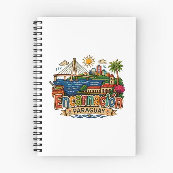 Item preview, Hand Drawn Encarnacion Paraguay Travel Souvenir Landmark Gift designed and sold by axonedfordaxo.