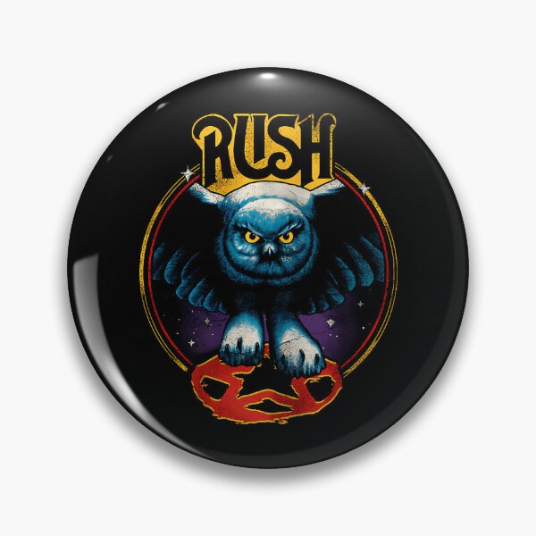 Item preview, Blue Owl With Yellow Eyes Perched On Red Starry Night designed and sold by Ahmedz-store.