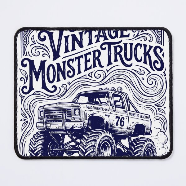 Item preview, Vintage monster truck design for fans designed and sold by UrbanTRIP.