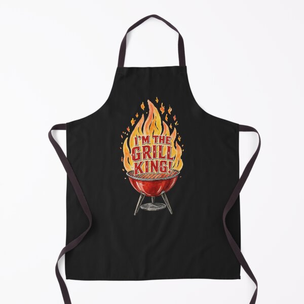 Item preview, The Grill King Watercolor BBQ Fire Graphic | Father's Day Dad Shirt designed and sold by ArtisticDesignsbyLinda.