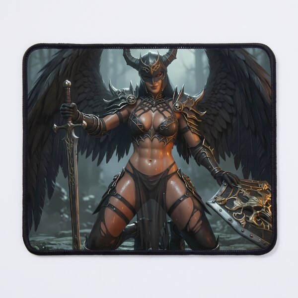 Item preview, Horned Fallen Angel Dark Fantasy designed and sold by GalleryBrisArt.