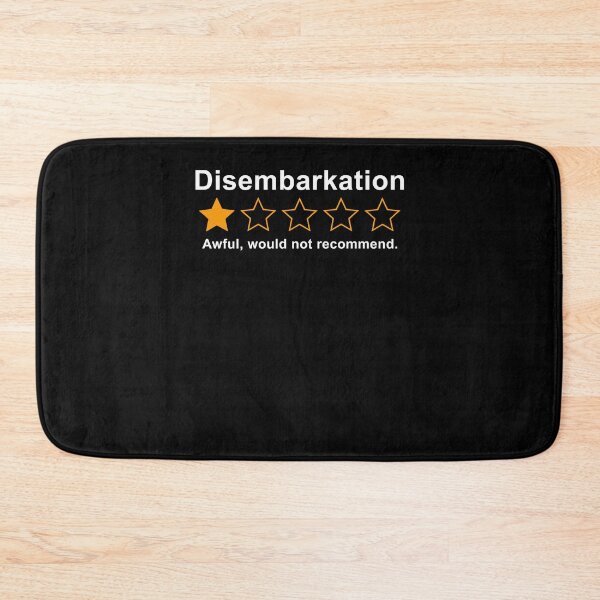 Item preview, Disembarkation Awful Would Not Recommend designed and sold by suhairee-studio.
