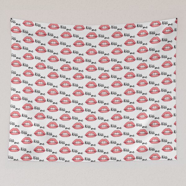Item preview, Kiss Me Red Lips Mouth ⭐⭐⭐⭐⭐ designed and sold by ScribbledGuy.
