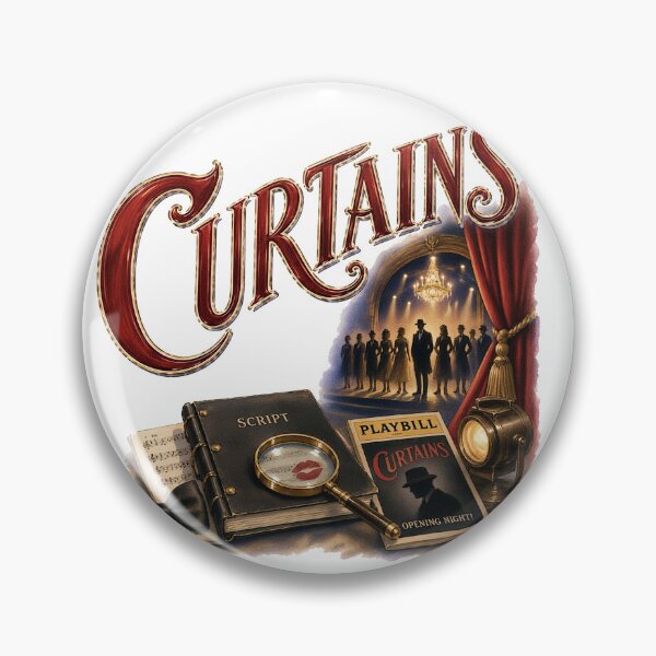 Item preview, Curtains the Muscial designed and sold by Lyric Vault - Rock on.