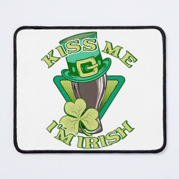 Item preview, Kiss Me Im Irish Stout Clover Hat Drink ⭐⭐⭐⭐⭐ designed and sold by ScribbledGuy.