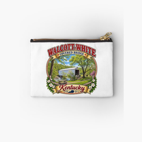 Item preview, Walcott-White Covered Bridge sticker designed and sold by gotucoveredart.