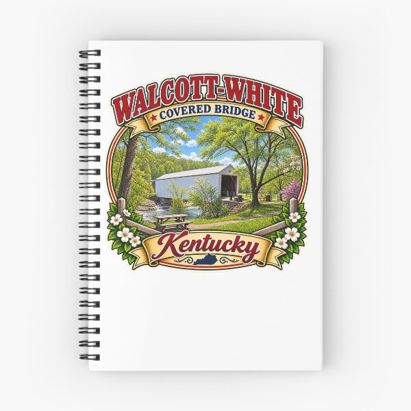 Item preview, Walcott-White Covered Bridge sticker designed and sold by gotucoveredart.