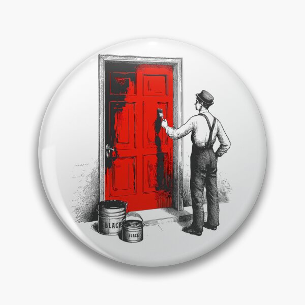 Item preview, Tradesman Holding Brush Coating Panel Entryway designed and sold by ZloppyDesign.